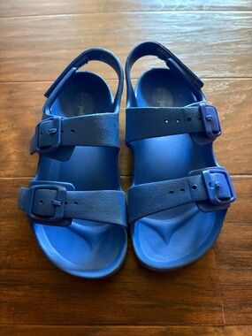 Cat & Jack Vibrant Blue Adjustable Double-Strap Kids Sandals